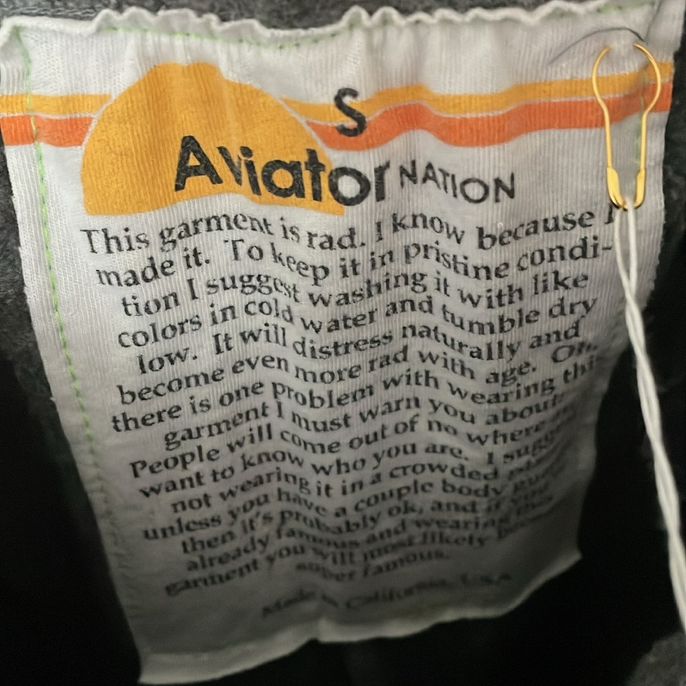 Aviator nation jogger NWT Small - Picture 3 of 5